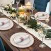 Wegwerpbedrijf 175 -delige roségouden plastic set voor 25 gasten chique borden feest inclusief diner