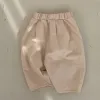 Pantalon 2023 Été Nouveau bébé lâche pantalon rasé décontracté.