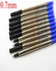 10pcs Metal Parker Blue Black Bonne qualité 07mm Rollerball Pen Reads1368326