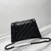 top-level 10A crush Chain bag Motorcycle handbags Bags tote bag shoulder Women lady luxury Designers Genuine leather crossbody clutch wallet purse Vintage