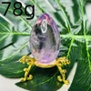 Figurine decorative Uruguay Top Ametrine Drago Eovo Arcobaleno Ametista Ametista Decorato ALTARE ALTER FORNITÀ GEM GEM GEM