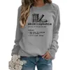 Designer Women's Hoodies Sweatshirts Abibliophobia Book Printed Long Sleeved Round Neck Top Hoodie Autumn/winter European Size Jacket