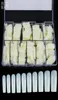 500st False Nail Tips Clear Natural Artificial Fake Tip Nails Art Practice Design Design UV Gel Manicure Tools CH16254451467