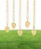 Fashion Gold Plated Heart Alphabet Initial Necklace For Women Letter Necklace Jewelry51228161015123