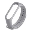 Pour MI Band 3 4 bande réglable Smartwatch Silice Wear Resist Respiration Sold Bracelet Bracelet Iproof