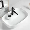 Sido dränering keramisk badrum sjunker kreativa bänkskivor hem badrum tvättbassäng balkong tvätt diskbänk oval enstaka bassäng