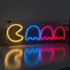 Pac Man Custom Neon Sign Hands Light LED -skylt för väggdekor Lamp286f