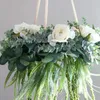 Dekorativa blommor Livsliknande bleknar inte Wither Lämplig för hem vardagsrum sovrum matbord bröllopsfest