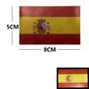 USA USA STATI UNITI Germania Bandiera Spagna Stampato Patch riflettenti Full Flag tattici National Bandiere Emblema Applicati Distintivi