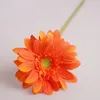 Fleurs décoratives mariage simulation florale Gerbera branche réel tactile fleur fleur décoration décoration artificielle Daisies fausse plante verte