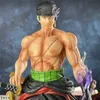 Comics Heroes 33cm One Piece Anime Figures Roronoa Zoro Action Figur Wano Enma PVC Statue Decoration Collectible Model Ornament Toy Gift 240413