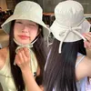 Berets Koreanische INS-Schnürfischer Hut Frauen Blogger Leicht windbrebes windprofis Seil Sonnenschild Becken Sonnenschaufel Caps