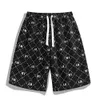 Hot verkopende shorts voor mannen in de zomer, trendy volledige afdruk WY Casual veelzijdige capri's, losse en dunne, ijzige en ademende sportbroek