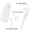 Lagringsflaskor 24 Pack 3,4 oz/100 ml Transparent resepumpflaska för vattenschampo