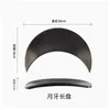 Plates Creative Retro Kiln Color-changing Moon-shaped Western Plate Sushi Characteristic El Pendulumplateceramictableware