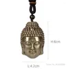 Decoratieve beeldjes Pure Brass Bodhisattva Handheld stuk voor klein Boeddha -standbeeld Creatief sculptuur Dragon en Snake