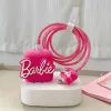 Kawaii Barbie Data Cable Protective Capa