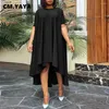 Robes de fête cmyaya femmes lâches O-cou