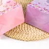 Enveloppe cadeau 10pcs sacs de papillons violets roses bébé faveurs faveurs emballage décoration d'anniversaire douche biscuit biscuit