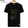 Physcho Bunny Rabbit Shirt Mens Homme Camisa Masculina Men Designer Chemise Homme Skull Rabbit Top Quality Crazy Short Sheeves Shirts Psychological Bunny 804