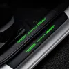 Luminous Car Door Threshold Sill Protective Plate Rear Trunk Bumper Sticker for Dodge JOURNEY Logo CALIBER RAM DART Accessories