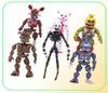 6PCSSet på Freddy039S Five Nights PVC Action Bild 17cm Bonnie Foxy Freddy Toys 5 Fazbear Bear Doll Baby Toys for Christmas G2465217