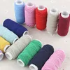 2st/3st Set Colorful Elastic Threads For Sew Machines 30Meter/Roll Embrodery Sewing Threads Hand Sying Thread Craft Set