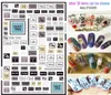 12PCSLOT 3D Stickers de ongles décalcomanies étanches Autocollant manucure auto-adadhésive Designer luxueux 2020 Nouveau style 30 articles pour CH102609794