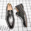 Casual Shoes Slip-on Large Size Leather Men's Formal Pointed Small Fashion