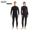 Women's Swimwear 3MM Men Wetsuit Neoprene Underwater Keep Warm Diving Suit Kitesurf Surf Surfing Spearfishing Jacket Pants Clothes