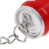 Nyckelringar Mini Beer Can Keychain Creative Harts Key Chain Mini Drink Bott Keyring For Men Women Bag Pendant Gift 240412