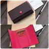 Popular Unisex Fashion Casual 6 six key holder wallet Designer Luxury men women key purse M62630 M60701 men short wallet coin purse quality keychain with original box