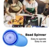 Clay Bead Spinner Bracelet Making Electric Waist Beads Kit Effort Saving Plastic Bead Spinner Battery Powered for Jewelry Making