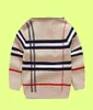 2022 Kids Designer Fashion Cardigan Pullage Plaid Plait Coton Pullover Enfants Chandails imprimés Jumper Laine Blends Boys Garçons CLO8516417