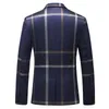 Garnitury męskie Blazers Mężczyznę 3 -częściowy zestaw garnituru Blazer Vest Cest