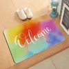 Tapijten 3D Vortex kleurrijke carpet ingangdeur vloer mat abstract deurmat non-slip woonkamer thuis decor tapijt moderne stijl