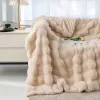 豪華な毛布、毛布を投げ、暖かく、超快適、ベッド、贅沢、暖かい、ソファカバー、130x160cm、冬
