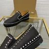 Top mens stylish studded shoes handcrafted real leather designer rock style unisex shoes luxury fashion womens diamond encrusted casual