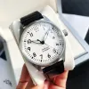 Pilot IWC Mark IW XVIII AAA A Quality Watch MM Mens Automatisk mekanisk rörelse med presentförpackning Läderband Utomatic C