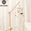 Mobile# Lassen Sie uns Baby Holzbett Bell 360 Grad rotierende Klammer 0-12 Monate Mobile Hanging Toy Baby Crib Mobile Bett Klammer Kinder Geschenk Y240412