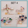 Sieradeninstellingen Animal Pearl broche setting strass voor vrouwen mode -accessoires diy pin kerstcadeau drop levering dhgarden dhwjx