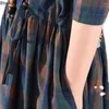 Sukienki swobodne moda vintage Talled Długie sukienki dla kobiet wygodne rękawowe bawełniane bawełniane lniane sznurki maxi żeńska samica samica
