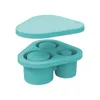 Baking Moulds Summer Drink Accessories Silicone Cylinder Ice Mold With Lid For Tumbler Cup Food-grade Cube Tray Freezer Whiskey