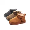 Projektant Kids Toddler Classic Ultra Mini Boots Snow Boot Women Men Men Fur Sheepskin Tasman Tazz Chestnut Sandtarda nasiona beżowa beżowa australijska zimowa kostka 22-35