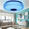Plafondlampen 60W Moderne LED RGB Home Lighting App Bluetooth Music Light slaapkamerlampen Smart lamp afstandsbediening