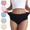 Women's Panties 3Pcs High Waist Body Shaper Underwear Women Cotton Breathable Panty Ladies Briefs Solid Female Lingerie Plus Size M-3XL