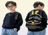 Pullover Toddler Baby Cartoon Rabbit Sweatshirts Autumn Children Long Sleeve Tops Orange Black Korean Kids kläder 8 till 12 år 29205556