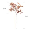 Decoratieve bloemen 90 cm Misty Pine Pine Plastic Grass Coffee Artificial Wedding Bouquet Home Accessories Artifices Flower Decoration Craft