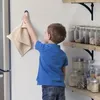 Haken 3 Stcs Plastikhänge Handtuch Wandküchenhalter Rack Pushtücher Badezimmer kostenloser Schlag