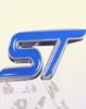 Car Front Grill Emblem Auto Grille Badge Sticker för Ford Focus St Fiesta EcoSport Mondeo Car Styling Accessories9016434